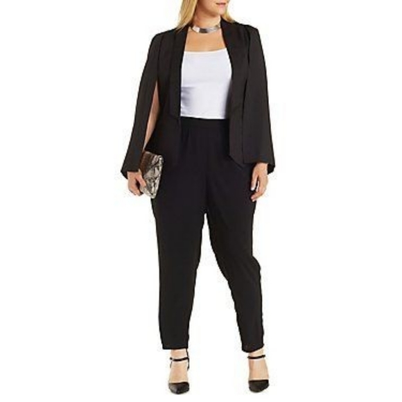 TAHARI CAPE PLUS SIZE BLAZER - Picture 7 of 11